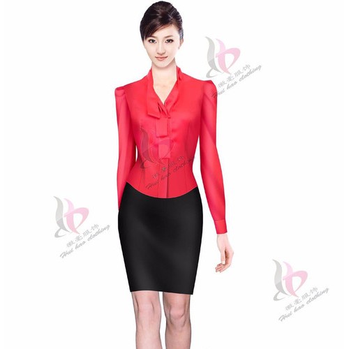徽毫量身定做企业西服，西服套装**纯棉衬衫图3