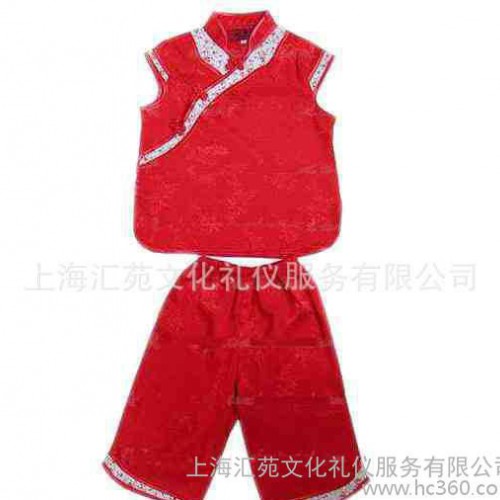 汇苑服饰男女童装 1284 唐装小孩服装图3