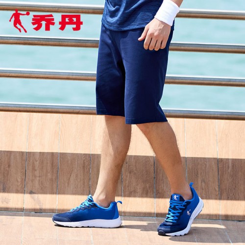 乔丹服装运动装2017新款夏季二件套男士运动套装 运动短裤两件套图3