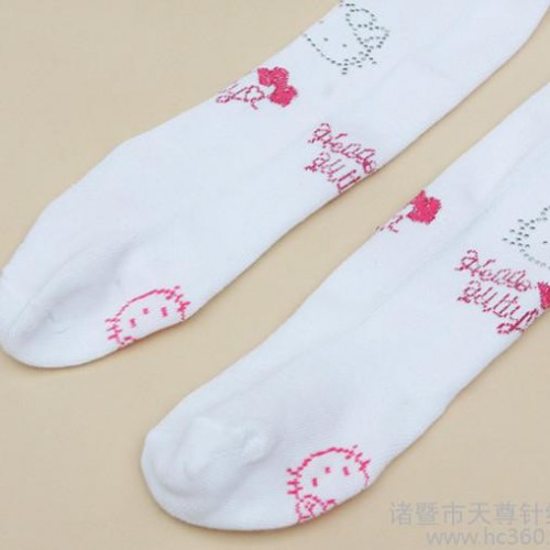 【K T猫连裤袜】儿童全棉hello kitte纯棉打底裤袜批发一件代发图2
