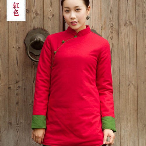 二喜茶服禅衣茶人服改良汉服唐装旗袍复古文艺中国风原创品牌一件代发厂家直营批发图2