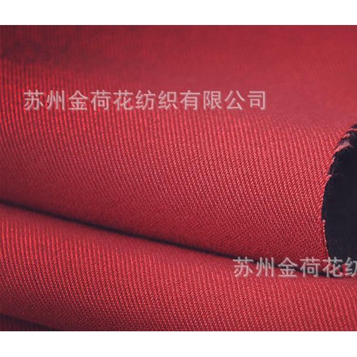 10S支2/2双面斜喷水直弹罗缎复合摇粒绒面料打底裤布料图3