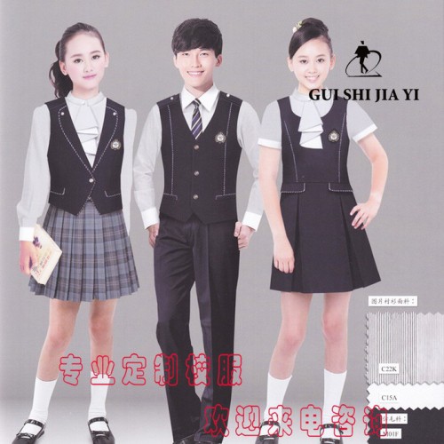 贵仕佳艺秋季英伦风女装学院风校服套装　中学生制式运动装校服定制图3