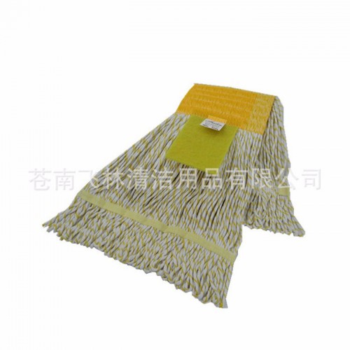 2015**1806地拖头彩色网布水拖头双拼棉纱拖把头**吸水图6
