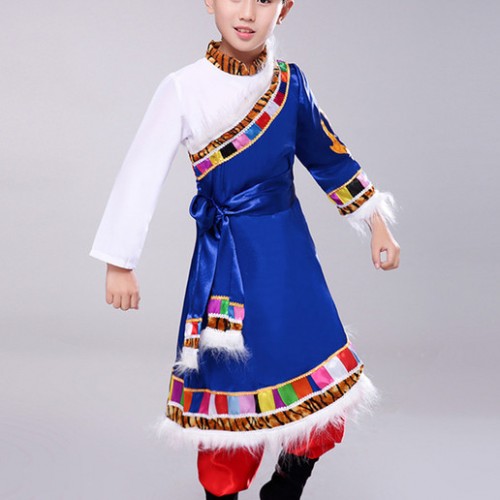 藏族舞蹈服 少数民族服专业厂家 专业设计图4