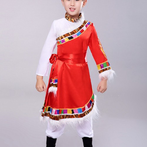 藏族舞蹈服 少数民族服专业厂家 专业设计图5
