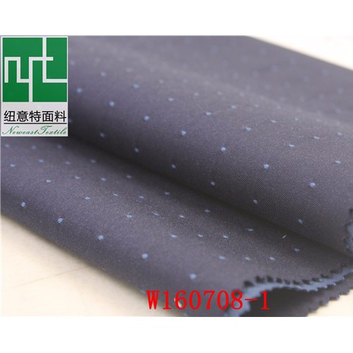 纽意特梭织棉弹靛蓝提花衬衫时装面料厂家定制 棉弹靛蓝提花面料图3