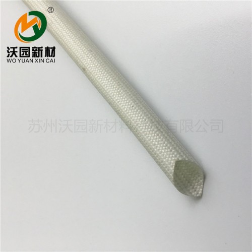 耐高温玻纤套管 纤维套管 玻璃纤维纱 编制管 编织管 白色 黑色 绝缘 耐油防腐 质量保证 品牌图2