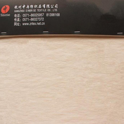 斜纹单丝锦纶交织天丝粘涤亚麻混纺面料  天然麻感亮丝图2