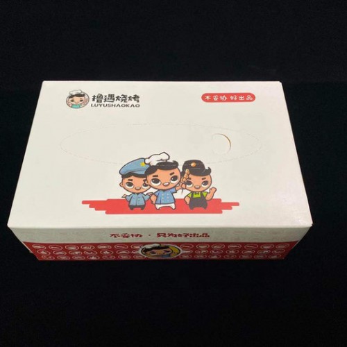 沈阳厂家定做餐巾纸 印标盒装餐巾纸定制20-30片纸巾盒免费设计图3