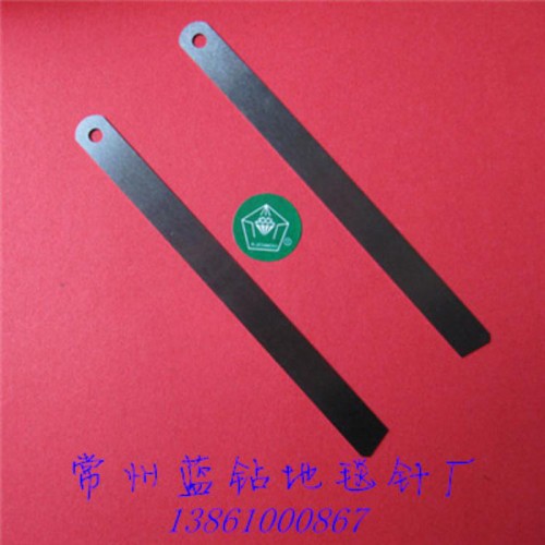 供应蓝钻3.1*74常州人造草坪地毯针腈纶地毯针批发图2