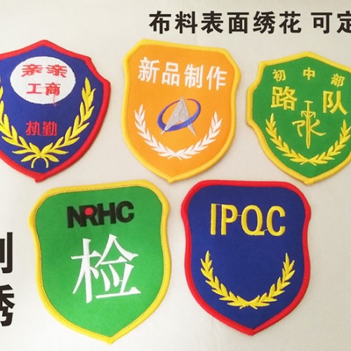 团体培训教官臂章训练臂章胸章领章臂章肩章领章胸章厂家定做图2