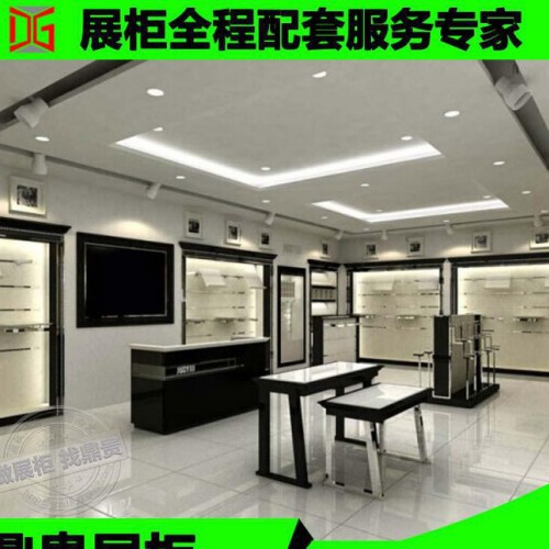 木质服装展柜制作设计  纯手工木质服装展柜制作厂图2