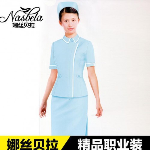 服装加工厂来图来样设计定做医护服装 白大褂 护士服 护工服定图2