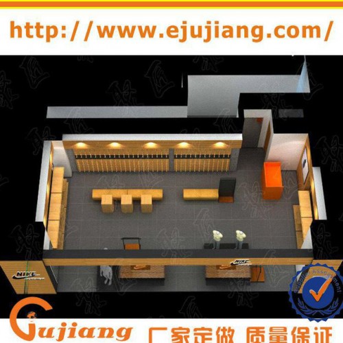 知名品牌服装陈列架 定做设计服装展示柜 卖场服装定制工厂图3