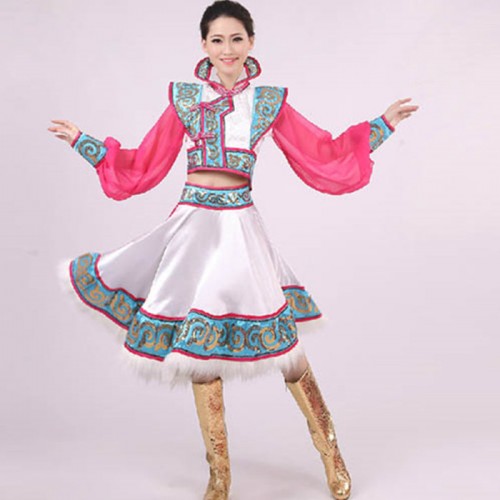 专注民族服装设计 定制 新疆舞蹈服装定制 演出服装出租