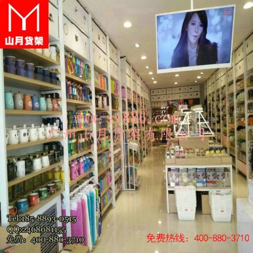 时尚女装货架设计，大气服装展示货架，广州服装货架厂图3