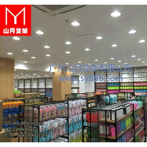 时尚女装货架设计，大气服装展示货架，广州服装货架厂图4