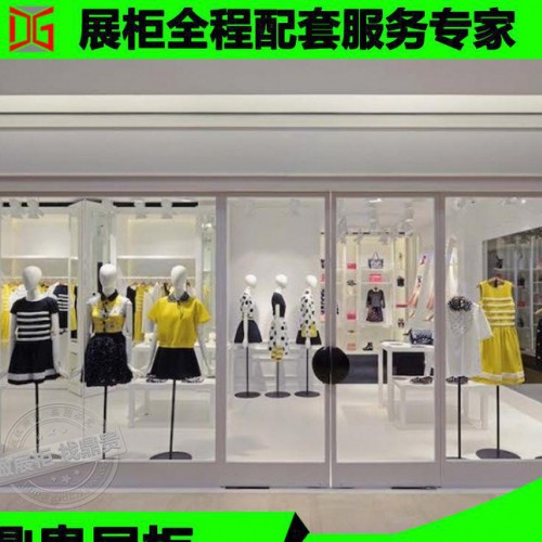 欧式服装店展柜 专业量身设计定制欧式服装店展柜图3