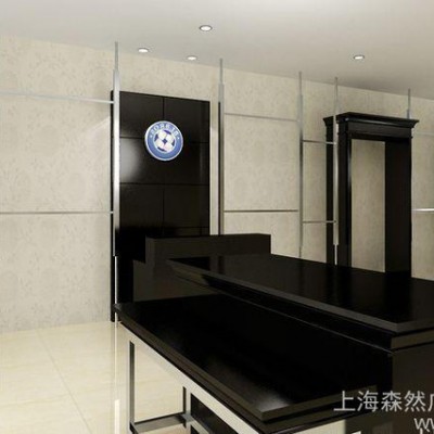上海森然专业设计制作伯乐兄弟服装连锁背柜、中岛柜、商业装饰
