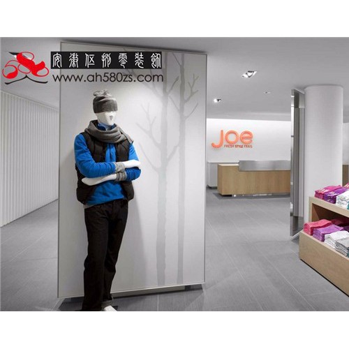 合肥服装店装修风格设计效果图男女服装店门头设计图2