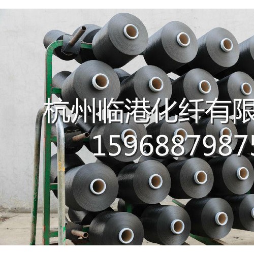 涤纶低弹丝 50D/36F 黑低弹丝 DTY图2