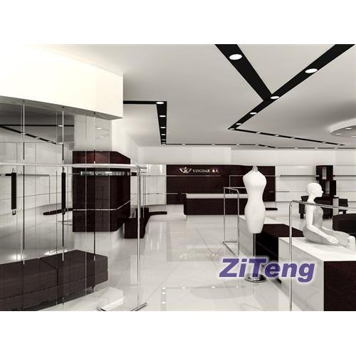 供应紫腾展柜FZ002服装展柜设计制作图2