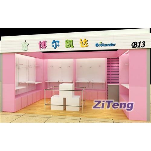 供应紫腾展柜FZ002服装展柜设计制作图3