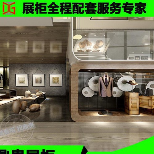 定制男装服装展柜 专业设计师设计 专业定做男装服装展柜图2