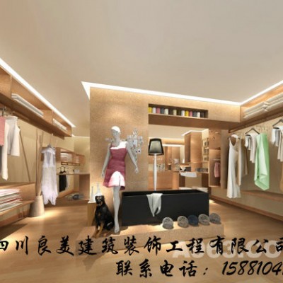 供应成都服装店装修服装店装修设计