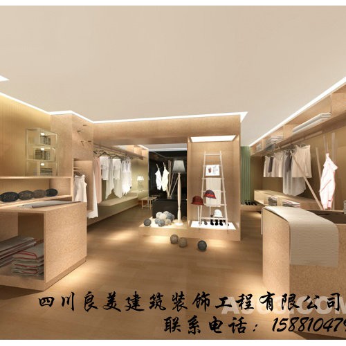 供应成都服装店装修服装店装修设计图2