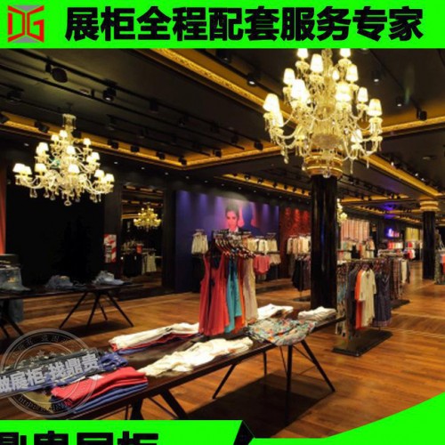 服装展柜定制 广州16年设计高端典雅服装展柜定制经验图2