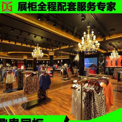 服装展柜定制 广州16年设计高端典雅服装展柜定制经验