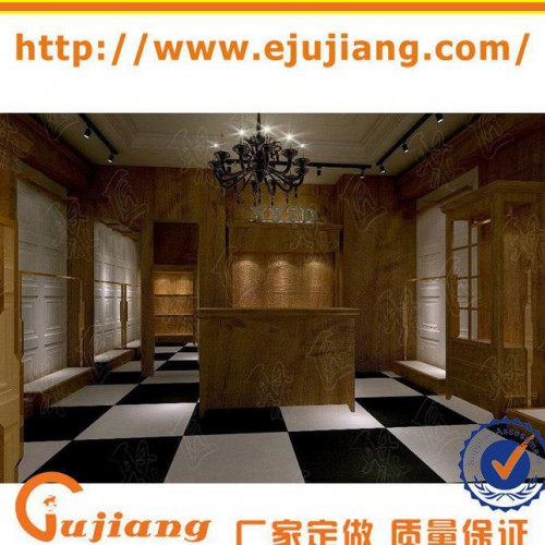 服装展示柜定制 卖场女装展示道具 五金架 设计 广州服装展柜图2