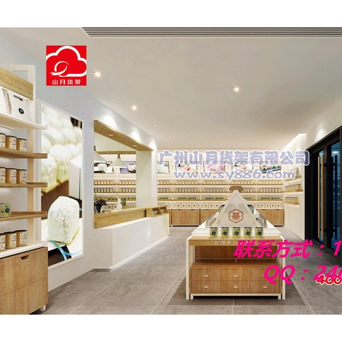 书店装修设计食品店货架服装店陈列架文具店展示柜**店货架图6