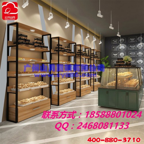 书店装修设计食品店货架服装店陈列架文具店展示柜**店货架图3