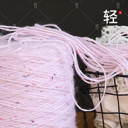 【志源】厂价直销新品上市做工精细3支彩点冰岛毛 晴纶涤纶冰岛纱图3
