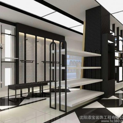 直销定制 服装柜设计 **陈列架玻璃货架 包包展示台