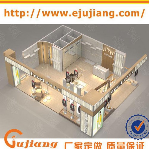 直销商场服装展示柜制作 烤漆木制女装柜设计 广州展柜厂图2