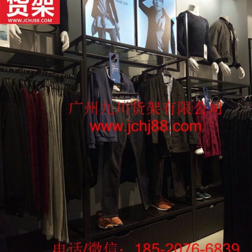 KM男装 服装货架 货架 店面装修 装修设计 鞋子货架图4