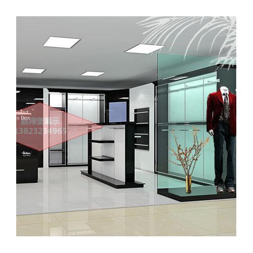 嘉得堡 服装展示柜中岛柜收银台密度板烤漆展示架免费设计安装图3