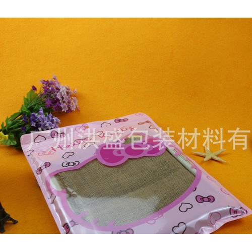 直销定做 holle kitty服装袋 复合包装袋免费设计图2