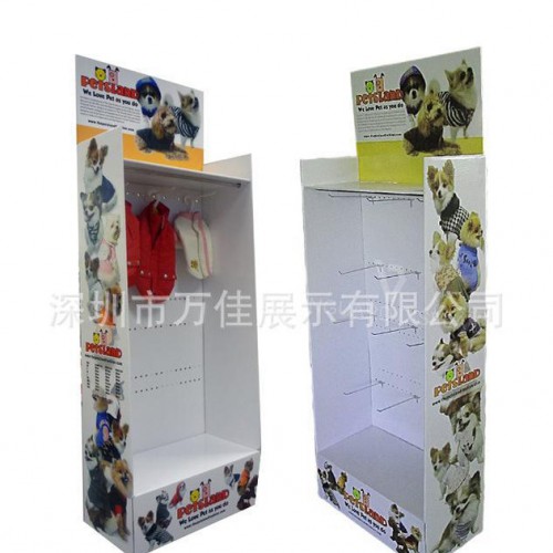 专业设计定制宠物食品服装展示架纸质货架纸制展示架图2