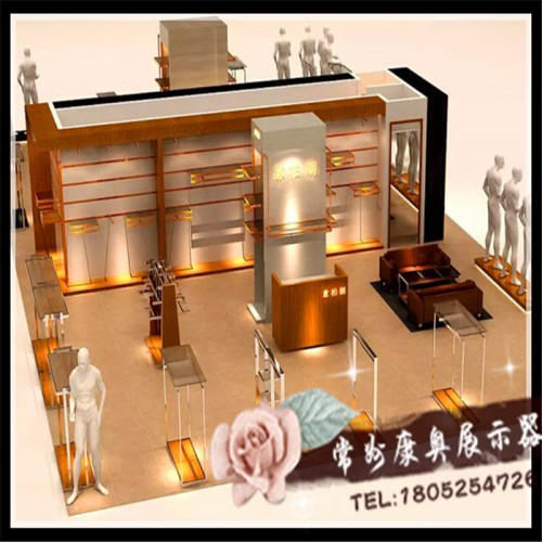 展柜厂 展示柜图片 展柜设计 服装展柜 服装展柜制作图3