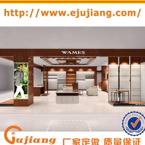 设计定做商场专柜商务男装服装展示柜 服装陈列展示道具 男装展图2