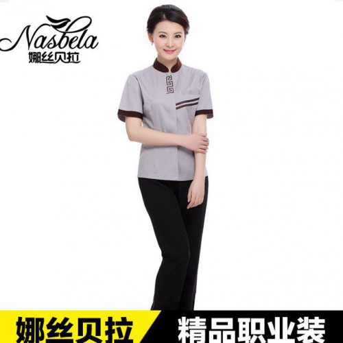 服装厂设计定做保洁服 家政保洁服 酒店保洁服定做与团购图3