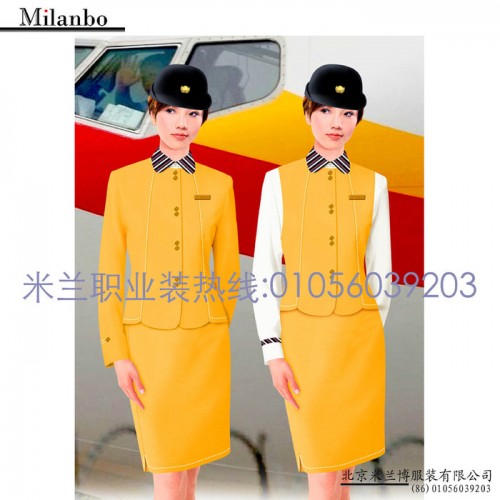 米兰弘空姐服专业设计制作航空铁路培训机构学员服装图2