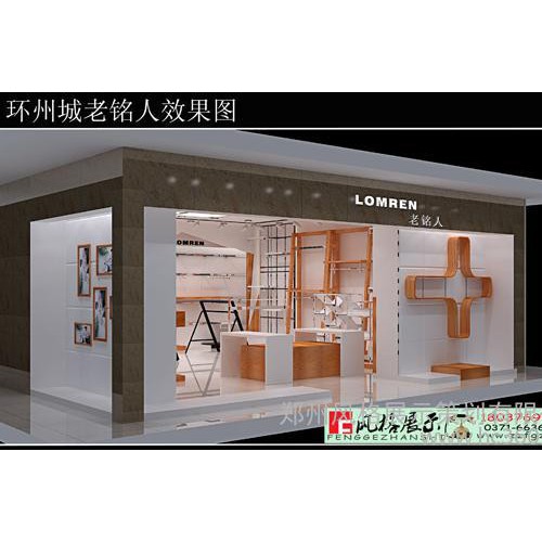 河南展柜厂展柜设计展柜制作服装展柜男装展示柜