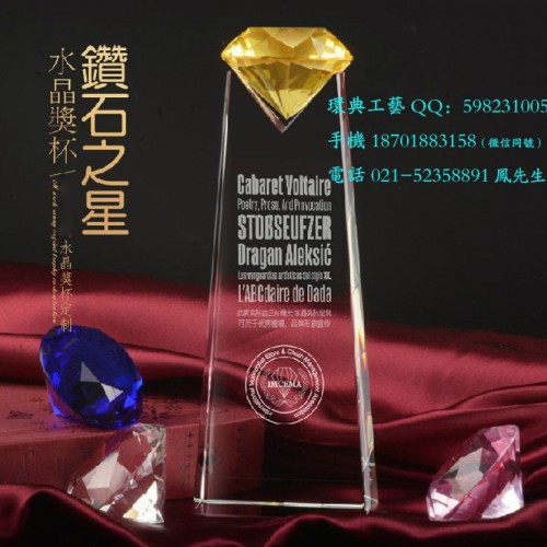 深圳服装设计大赛奖杯，广州演讲比赛水晶奖杯，环典金话筒比赛奖杯， 木质奖牌制作图8