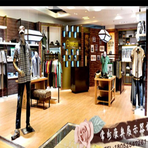 家纺展柜 服装展示柜 高环保密度板烤漆展柜 专业设计定制图3